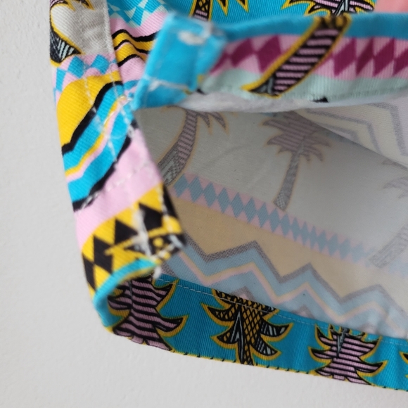 Zipcode soft cotton colorful palm tree novelty elastic waistband shorts Sz XL - Picture 4 of 7